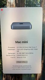 Mac mini 2018 | i7 | 32TB RAM, Computers en Software, 32 GB, SSD, Ophalen of Verzenden, Zo goed als nieuw