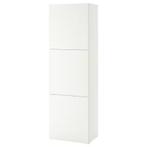 Witte IKEA Besta Kast met deuren, 50 tot 100 cm, Met deur(en), Wit IKEA, 25 tot 50 cm