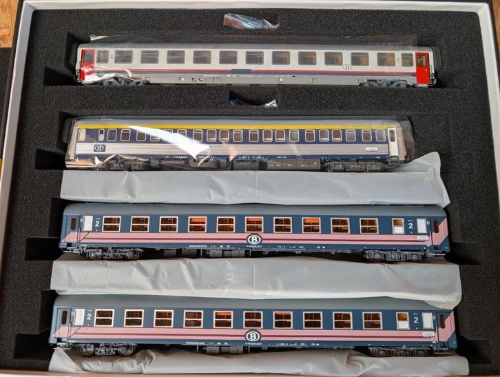 NMBS SNCB | Models World MW2115 | INT 1116 Ski Express, Hobby en Vrije tijd, Modeltreinen | H0, Nieuw, Wagon, Gelijkstroom, Overige merken