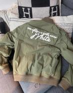 OFF-WHITE Bomber Jas Jack Heren - Large, Kleding | Heren, Jassen | Zomer, Groen, Maat 52/54 (L), Ophalen of Verzenden, Zo goed als nieuw