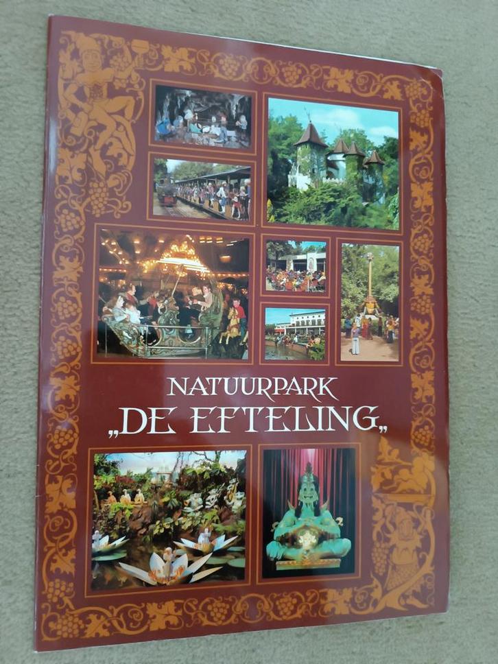 Oude Vintage Map Persmap Leeg Spookslot Sprookjesbos, Verzamelen, Efteling, Gebruikt, Ophalen of Verzenden
