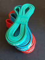 KAYTAN SET FITNESSBANDEN . ELASTISCHE BAND . WEERSTANDSBAND, Sport en Fitness, Fitnessmaterialen, Verzenden, Nieuw, Benen, Weerstandband