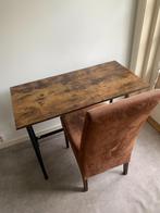 Computer tafel - Vintage bruin, Overige materialen, Gebruikt, 50 tot 100 cm, Tot twee personen