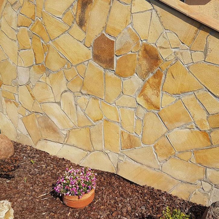 muurbekleding flagstones Solnhofer 2-2,5 cm dik € 27,95 p/m2, Tuin en Terras, Grind, Keien en Split, Nieuw, Overige typen, Ophalen