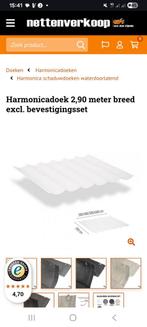 Schaduwdoek harmonica tuin doek Wave shadesail, Ophalen, Zo goed als nieuw