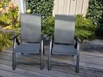 Bellagio 7 standen verstelbare tuinstoel 2 stuks, Ophalen, Gebruikt, Aluminium, Verstelbaar