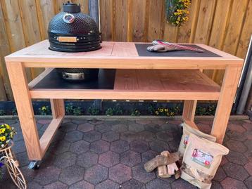 BBQ Meubel buiten keuken egg douglas green kamado joe bastar beschikbaar voor biedingen