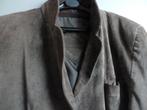 46 jas suede casual bruin- merk casual, Bruin, Verzenden, Maat 46/48 (XL) of groter, Zo goed als nieuw