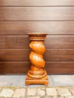 antieke vol houten Kerk zuil, Antiek en Kunst, Antiek | Religie, Ophalen of Verzenden