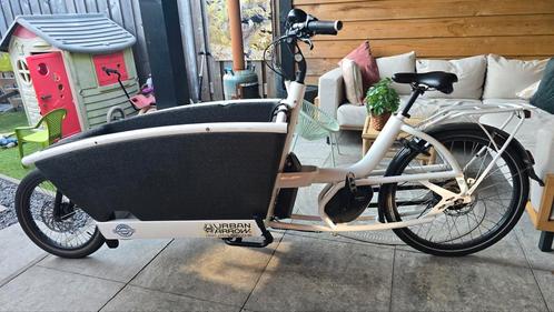 Urban Arrow witte bakfiets, Fietsen en Brommers, Fietsen | Bakfietsen, Gebruikt, Overige merken, Ophalen