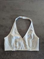 H&M divided top crop M 38 wit knopen, Maat 38/40 (M), H&M, Wit, Ophalen of Verzenden