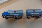 Mercedes vrachtwagen / aanhanger  Lowenbrau (Herpa), Ophalen, Gebruikt, Bus of Vrachtwagen, Herpa