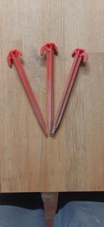 Kunststof Tent Haringen - Circa 35 Stuks, Caravans en Kamperen, Kampeeraccessoires, Ophalen, Gebruikt