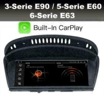 BMW E60 5serie E63 6serie android 10 wifi navigatie dab+ aux beschikbaar voor biedingen