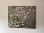 Amandelbloesem Vincent van Gogh grijze achtergrond, Ophalen, Overige typen, Zo goed als nieuw, 100 tot 125 cm