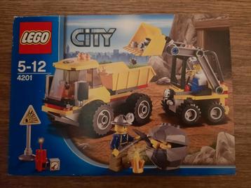 LEGO CITY 4201, kiepwagen, shovel enz. NIEUW, doos ongeopend beschikbaar voor biedingen