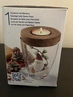 kerst Leonardo Set vaas met theelichthouder kerstman, Diversen, Kerst, Ophalen of Verzenden, Nieuw