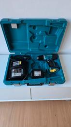 Makita 14,4V Accuboormachine met Koffer accu Oplader Werk ok, Ophalen of Verzenden, Gebruikt, Boor- en Schroefmachine, Variabele snelheid