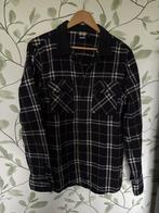 Kultivate blauw geruit flanel overhemd jasje XXL, Blauw, Ophalen of Verzenden, Zo goed als nieuw, Overige halswijdtes