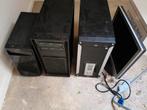veel pc onderdelen ; kasten moederborden articcooling etc, Computers en Software, Ophalen, Zo goed als nieuw, Met videokaart