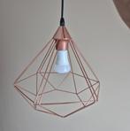 Hanglamp rosé goud, Huis en Inrichting, Lampen | Hanglampen, Ophalen, Kunststof, Zo goed als nieuw, Minder dan 50 cm