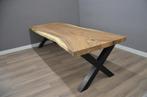 Suar Boomstamtafel 3 meter - 300 cm, 100 tot 150 cm, Ophalen of Verzenden, Vijf personen of meer, Metaal