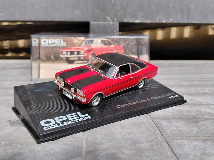 Opel Commodore A Coupé GS/E 1970-1971 1/43 Altaya Ixo Models, Hobby en Vrije tijd, Modelauto's | 1:43, Gebruikt, Auto, Overige merken
