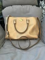 Michael Kors schoudertas, goud, Overige merken, Ophalen of Verzenden, Zo goed als nieuw, Leer