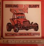 Vintage sticker Stockcar F1 Rien Rutjes 15 Smiling Bumpy, Ophalen of Verzenden, Zo goed als nieuw