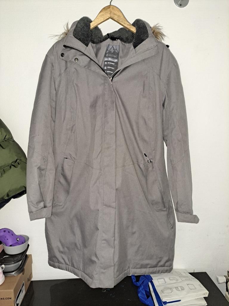 Killtec winterjas, maat 46, Ophalen, Killtec, Maat 46/48 (XL) of groter, Grijs