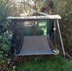 Tuinschommel / ligbed , hangend aan frame, Tuin en Terras, Ophalen of Verzenden, Zo goed als nieuw, Aluminium, Verstelbaar