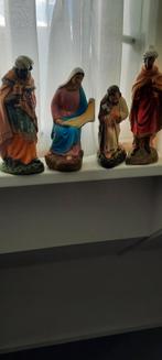 Kerstbeelden (11)groot (25 cm)gips vaste prijs, Ophalen, Zo goed als nieuw