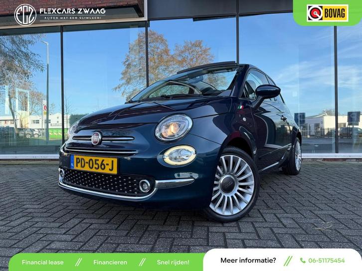 Fiat 500 C 0.9 TwinAir Turbo Lounge - Automaat - Navi - Clim, Auto's, Fiat, Bedrijf, Te koop, 500C, ABS, Airbags, Airconditioning