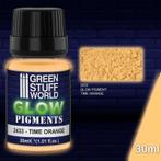 Glow in the Dark Pigments - TIME ORANGE 2433, Verzenden, Spanje, GSW, Info@sceneryenzo.nl