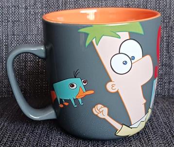Mooie Disney mok Phineas and Ferb beschikbaar voor biedingen
