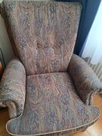 GRATIS afhalen Vintage Fauteuil met patroon, Ophalen, Gebruikt, Vintage, 75 tot 100 cm