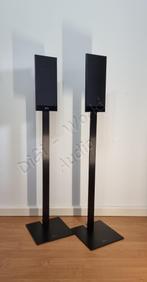 KEF T101 ultra slanke speakers met standaards, Overige merken, Ophalen of Verzenden, Zo goed als nieuw, 60 tot 120 watt