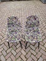 2 eettafelstoelen Kwantum in jungle print, Ophalen, Twee, Overige kleuren, Zo goed als nieuw