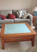 salontafel, Ophalen, Gebruikt, Vierkant, Kersenhout