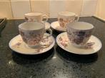 4 Antieke Kop en Schotel Sets - Eierschaal, Huis en Inrichting, Gebruikt, Ophalen of Verzenden, Overige stijlen, Kop(pen) en/of Schotel(s)