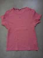 Roze shirt Tommy Jeans Tommy Hilfiger, Maat 38/40 (M), Ophalen of Verzenden, Zo goed als nieuw, Korte mouw