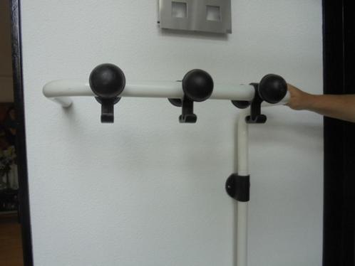 Jaren 70 kapstok, Huis en Inrichting, Woonaccessoires | Kapstokken, Gebruikt, Wandkapstok, 150 tot 200 cm, Metaal, Ophalen