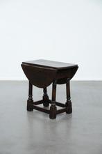 Antieke Engelse joint stool van eikenhout uit 18e eeuw, Ophalen