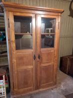 Mooie antieke vitrine kast, Ophalen, 100 tot 150 cm, Zo goed als nieuw, 150 tot 200 cm