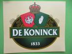 bieretiket Belgie 31-1 (B2 A12) de koninck, Ophalen of Verzenden, Nieuw, Overige typen, Overige merken