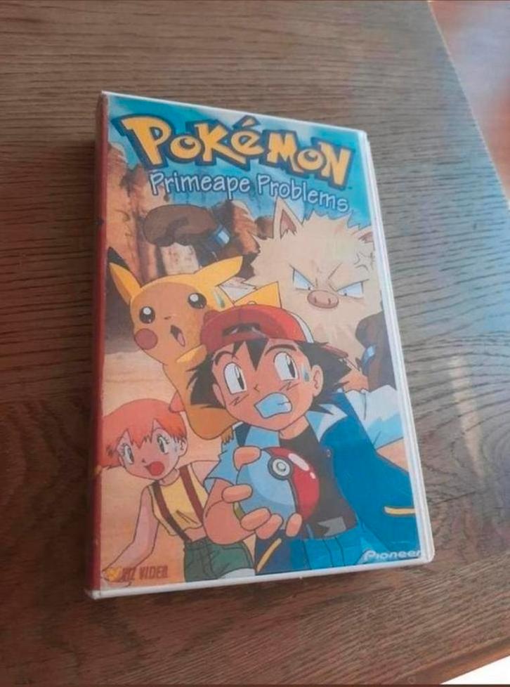 Pokemon videoband Primeape problemen., Cd's en Dvd's, VHS | Kinderen en Jeugd, Gebruikt, Tekenfilms en Animatie, Alle leeftijden