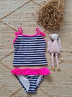 Blauw/wit/roze tankini / bikini maat 92, Tankini, Ophalen of Verzenden, Zo goed als nieuw, Overige maten