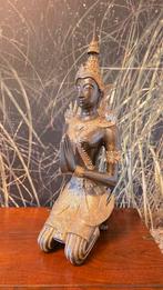 Grote bronzen tempelwachter, Antiek en Kunst, Antiek | Koper en Brons, Ophalen