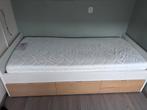 IKEA bed met 3 onderbedlades incl. matras, Huis en Inrichting, Slaapkamer | Bedden, 90 cm, Gebruikt, Eenpersoons, Wit