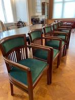 3 stijlvolle vintage art deco stoelen klassiek, Ophalen, Hout, Gebruikt, Overige kleuren
